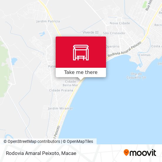 Rodovia Amaral Peixoto map