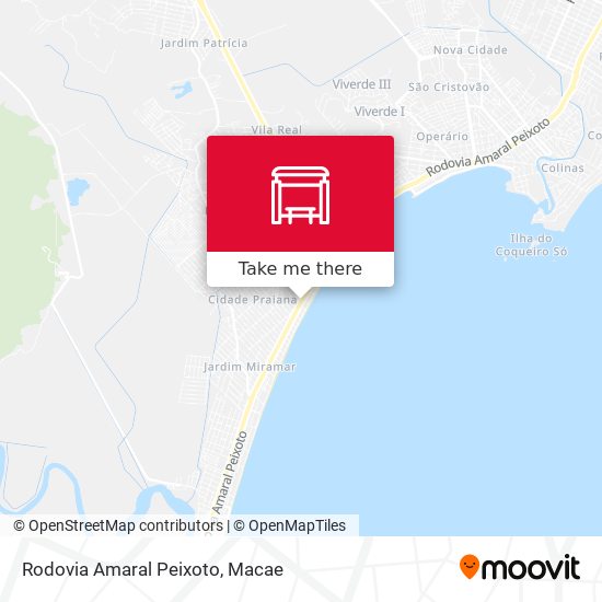 Rodovia Amaral Peixoto map