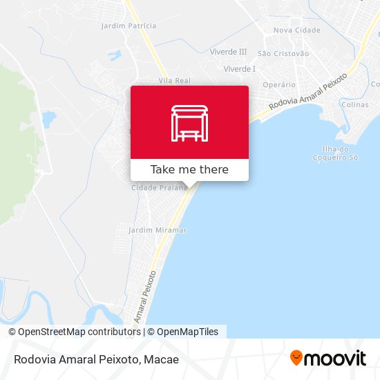Rodovia Amaral Peixoto map