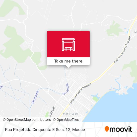 Rua Projetada Cinquenta E Seis, 12 map