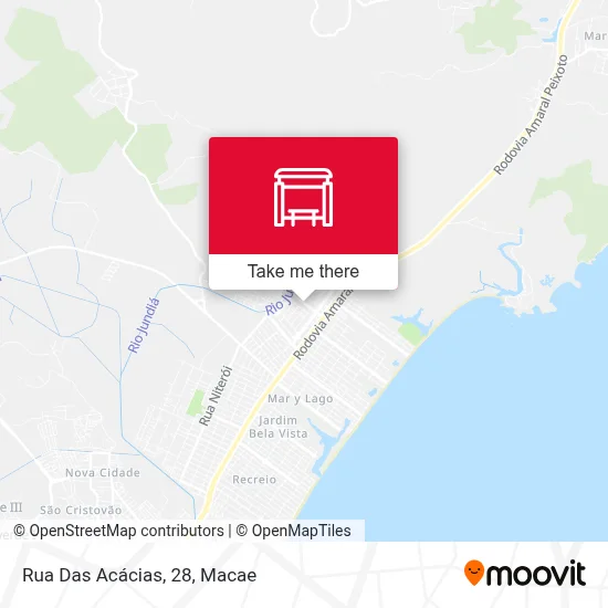 Rua Das Acácias, 28 map