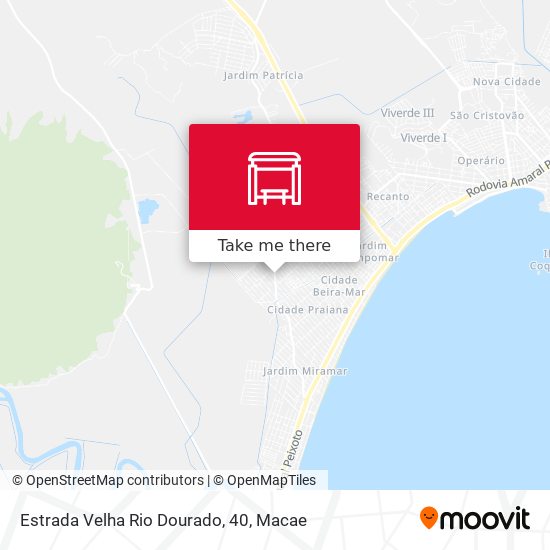 Estrada Velha Rio Dourado, 40 map