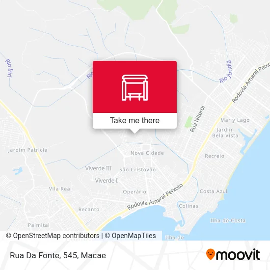 Rua Da Fonte, 545 map