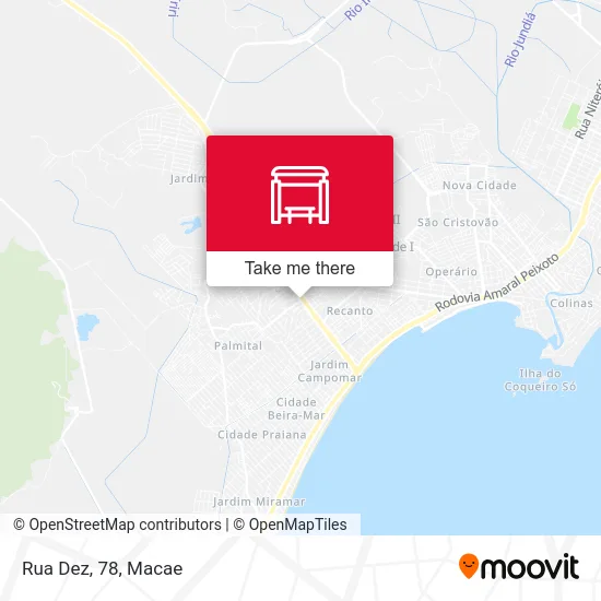 Rua Dez, 78 map