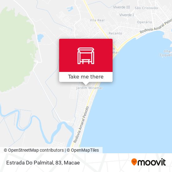 Estrada Do Palmital, 83 map