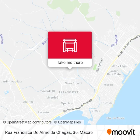 Rua Francisca De Almeida Chagas, 36 map