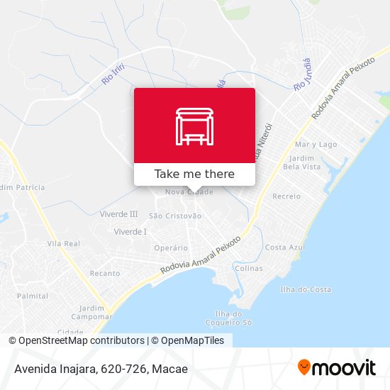 Avenida Inajara, 620-726 map