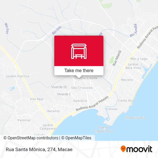 Rua Santa Mônica, 274 map