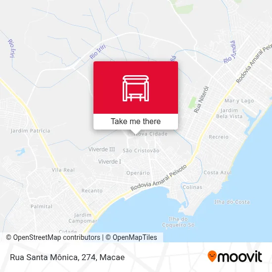 Rua Santa Mônica, 274 map