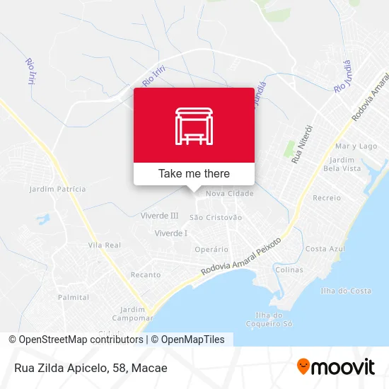 Rua Zilda Apicelo, 58 map