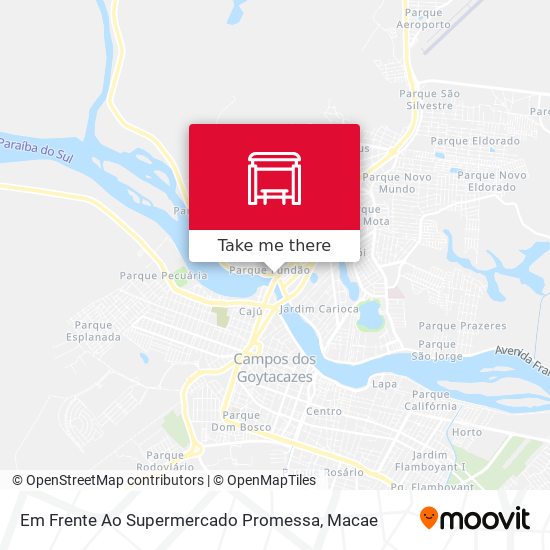 Em Frente Ao Supermercado Promessa map