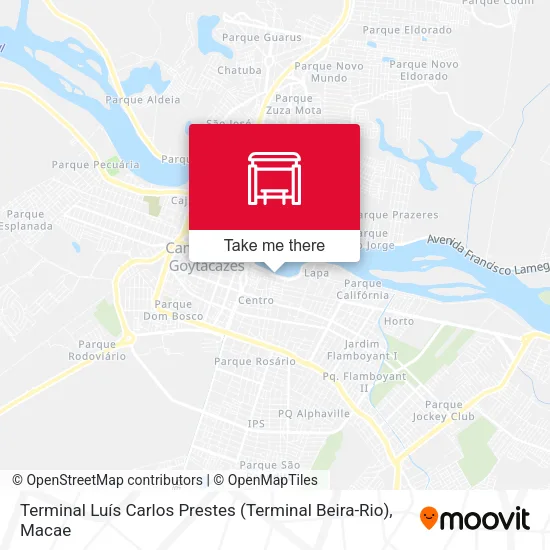 Terminal Luís Carlos Prestes (Terminal Beira-Rio) map