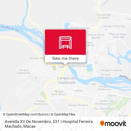 Avenida XV De Novembro, 531 | Hospital Ferreira Machado map
