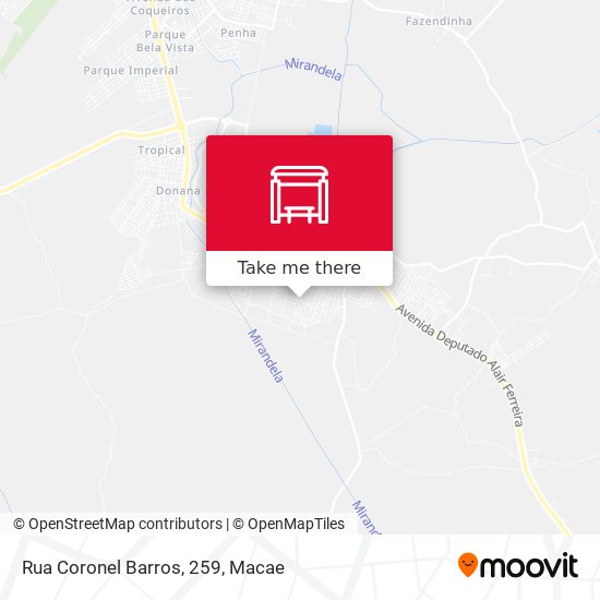 Mapa Rua Coronel Barros, 259