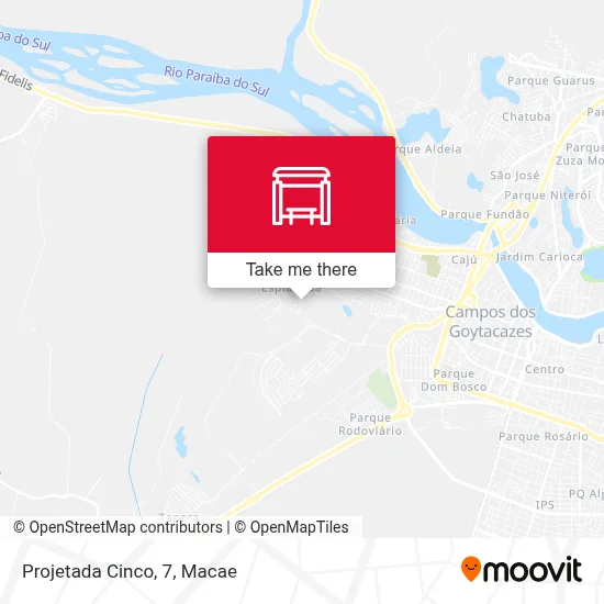 Projetada Cinco, 7 map