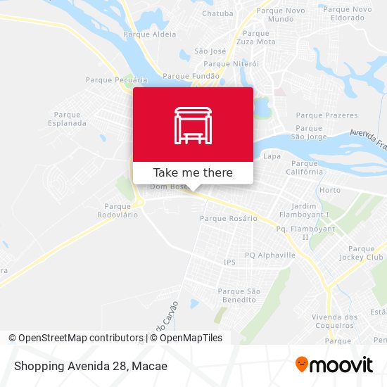 Shopping Avenida 28 map