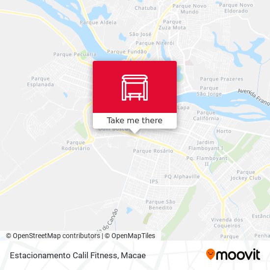 Estacionamento Calil Fitness map