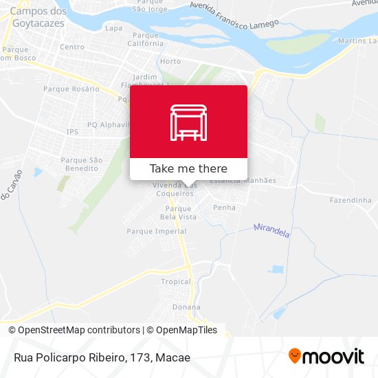Rua Policarpo Ribeiro, 173 map