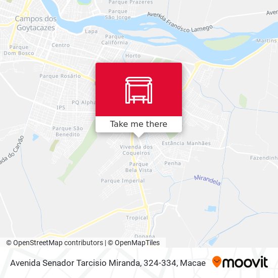 Avenida Senador Tarcisio Miranda, 324-334 map