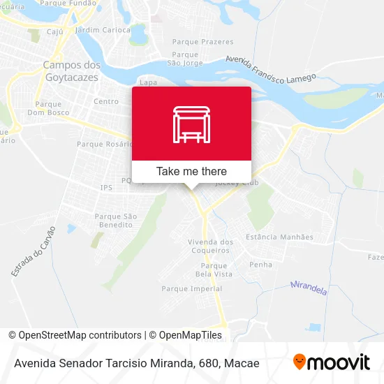 Avenida Senador Tarcisio Miranda, 680 map