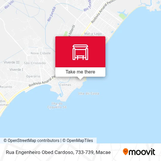 Rua Engenheiro Obed Cardoso, 733-739 map