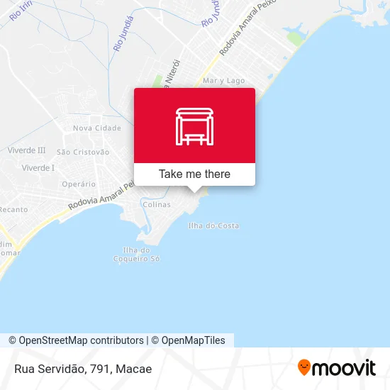 Rua Servidão, 791 map