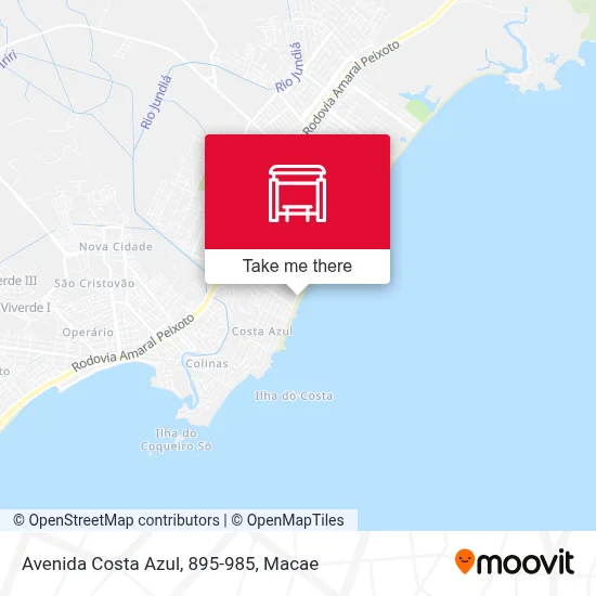 Avenida Costa Azul, 895-985 map