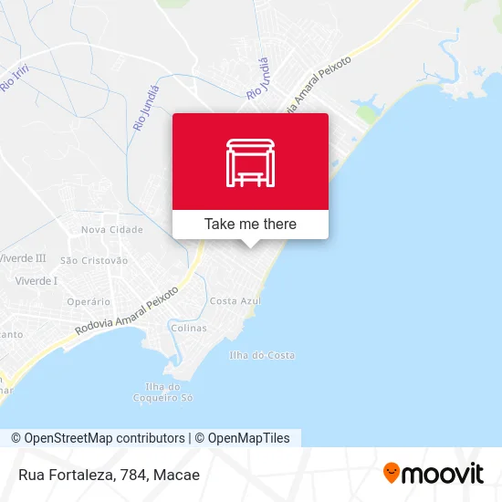 Rua Fortaleza, 784 map
