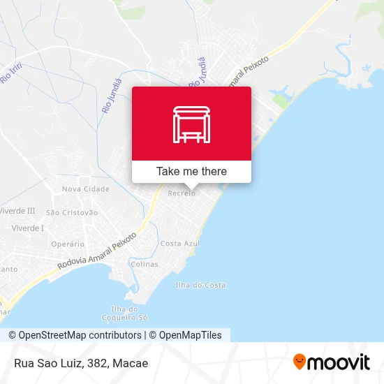 Rua Sao Luiz, 382 map