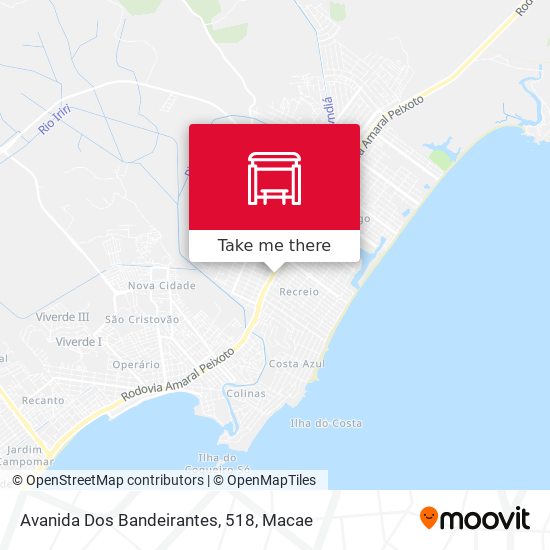 Avanida Dos Bandeirantes, 518 map