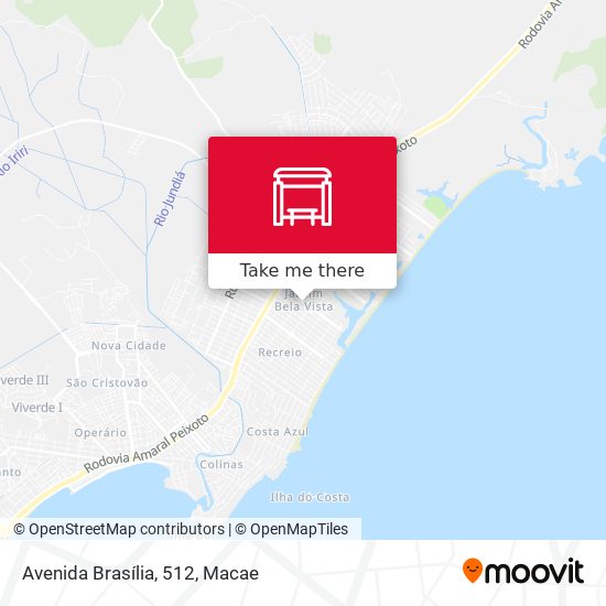 Avenida Brasília, 512 map