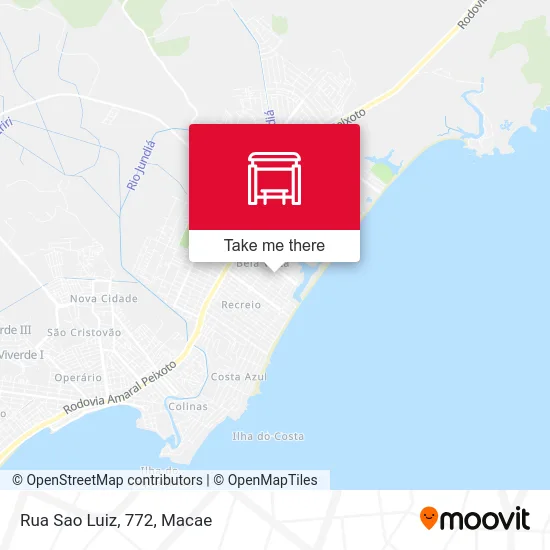 Rua Sao Luiz, 772 map