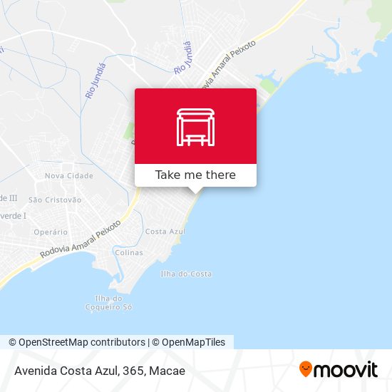 Avenida Costa Azul, 365 map