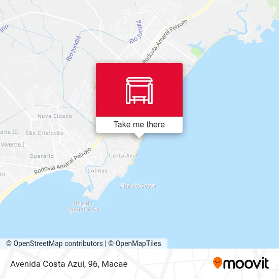 Avenida Costa Azul, 96 map