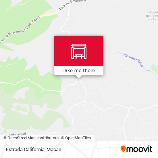 Estrada Califórnia map