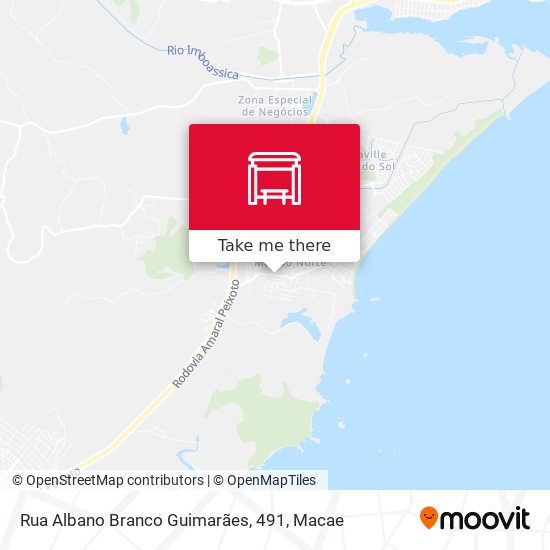 Rua Albano Branco Guimarães, 491 map