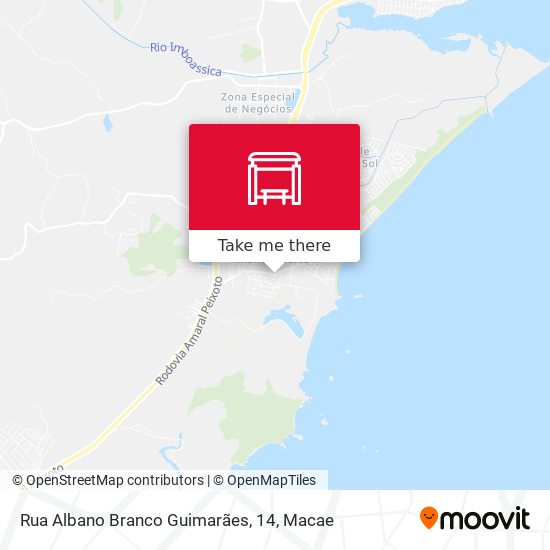 Rua Albano Branco Guimarães, 14 map