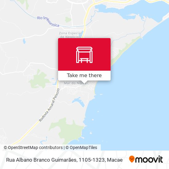 Rua Albano Branco Guimarães, 1105-1323 map