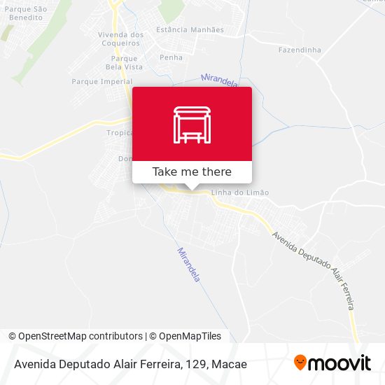 Avenida Deputado Alair Ferreira, 129 map