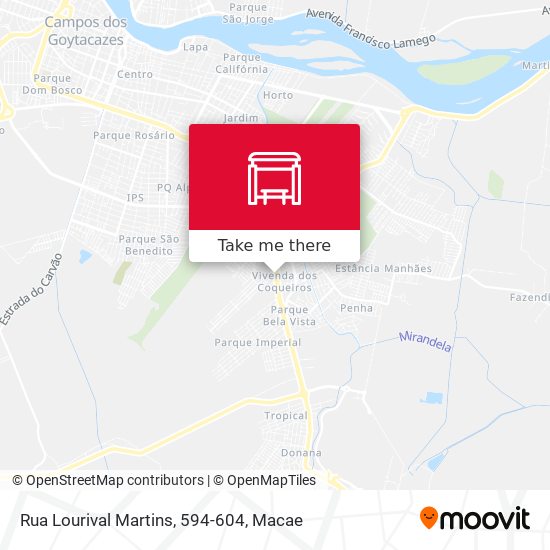 Rua Lourival Martins, 594-604 map