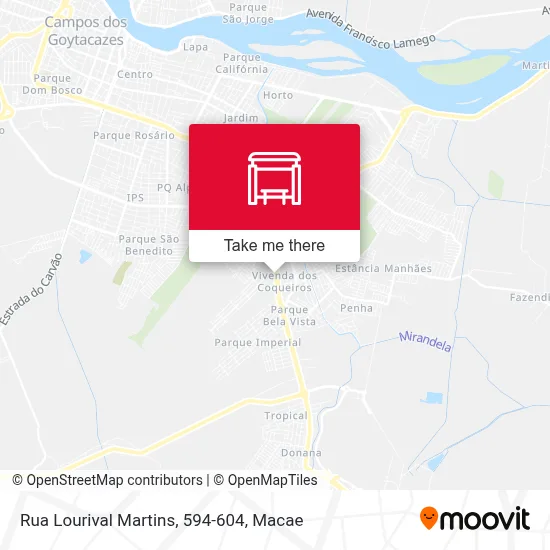 Rua Lourival Martins, 594-604 map