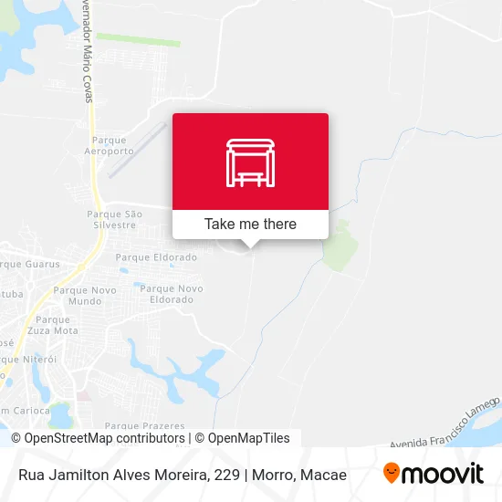 Rua Jamilton Alves Moreira, 229 | Morro map