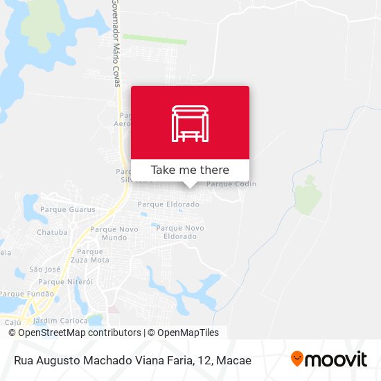 Rua Augusto Machado Viana Faria, 12 map