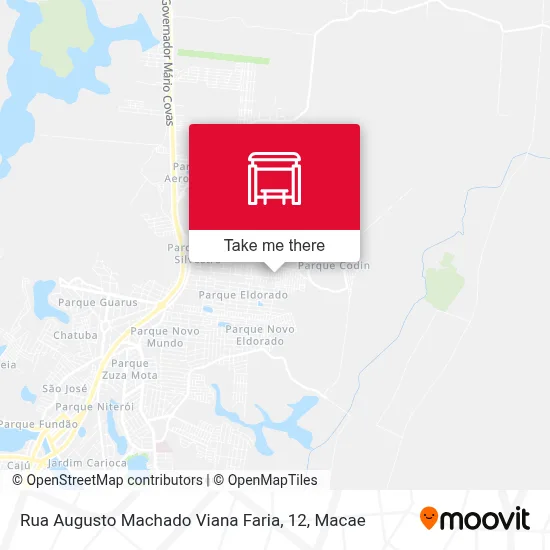 Rua Augusto Machado Viana Faria, 12 map