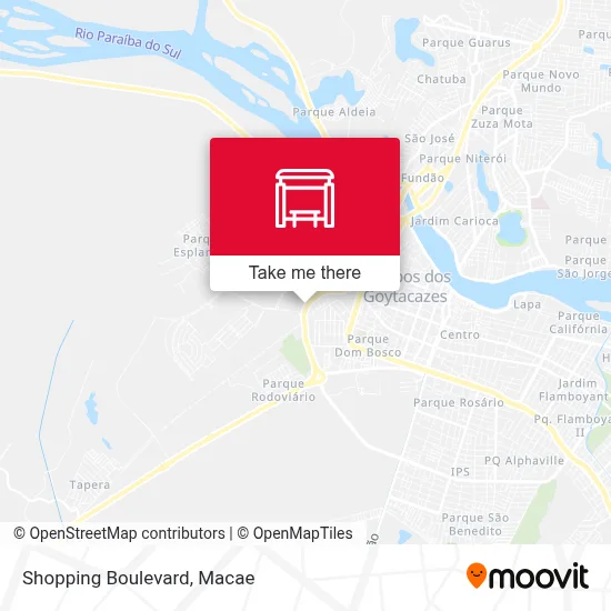 Shopping Boulevard map