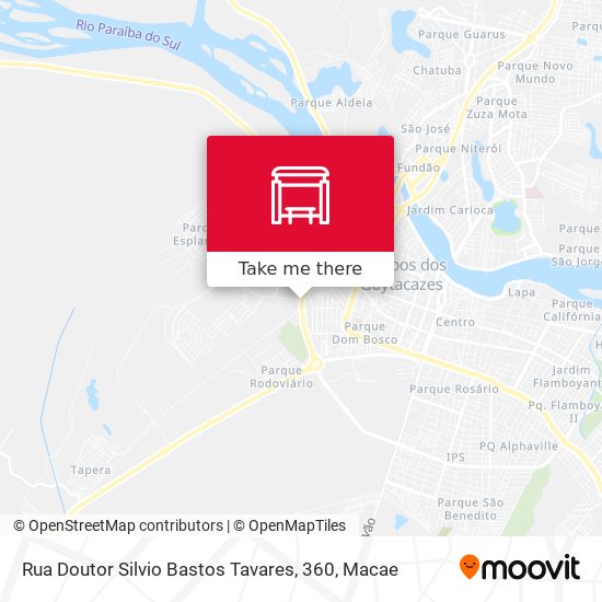 Rua Doutor Silvio Bastos Tavares, 360 map