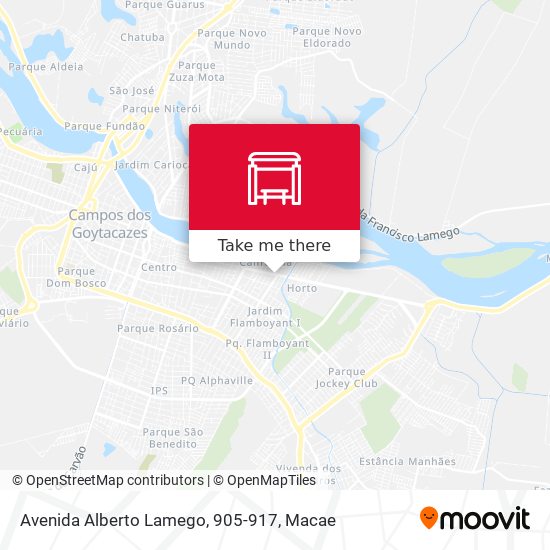 Avenida Alberto Lamego, 905-917 map
