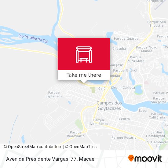 Avenida Presidente Vargas, 77 map