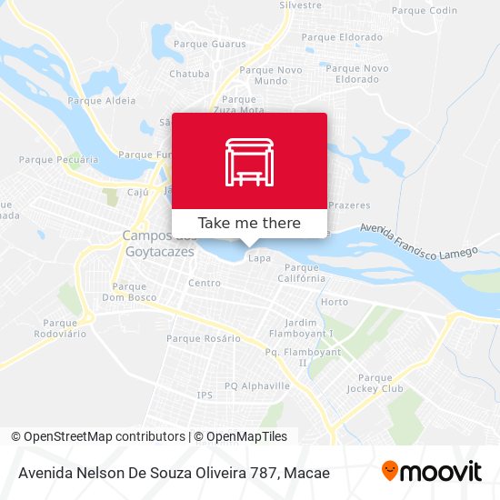 Mapa Avenida Nelson De Souza Oliveira 787