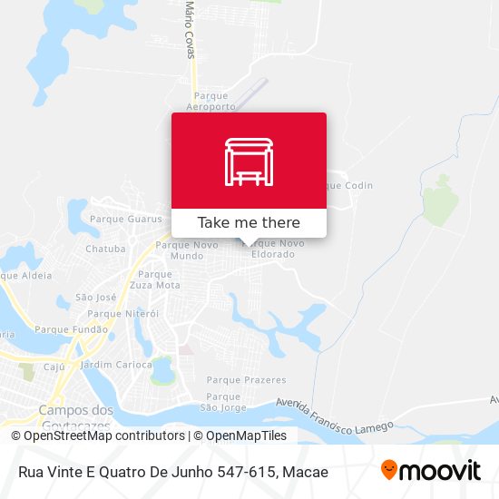 Rua Vinte E Quatro De Junho 547-615 map